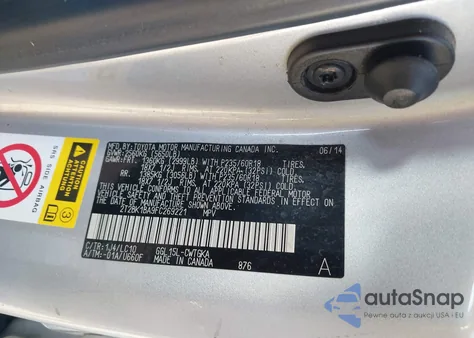 2015 Lexus Rx 350 z USA, uszkodzony, nr VIN 2T2BK1BA9FC269221